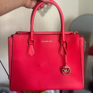 MK Red Large Bag